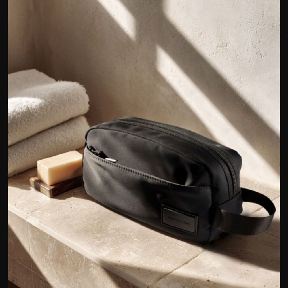 ❣️2/$36 NIP Gaston Luga Däsh Dash Toiletry Dopp Box Bag Stockholm Sweden $49.00